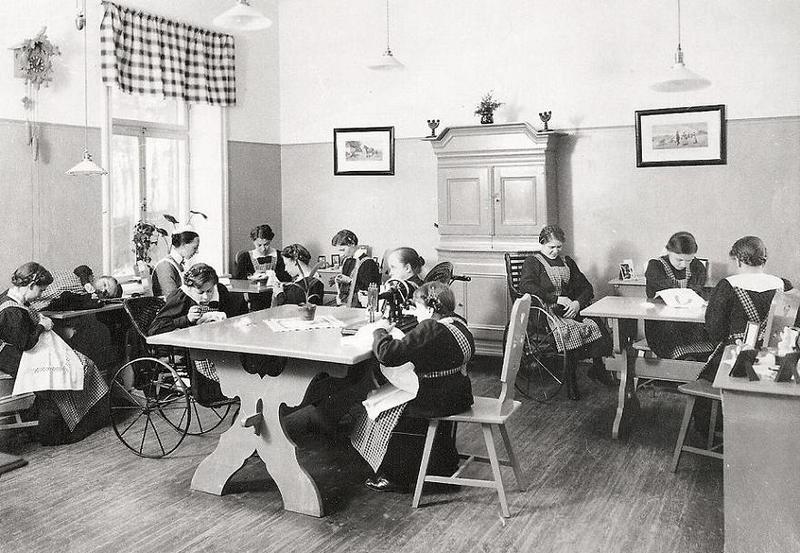 Dagrummet i Stora Hemmet 1914.