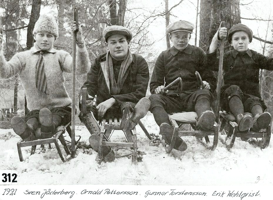 Kälkåkare 1921.
