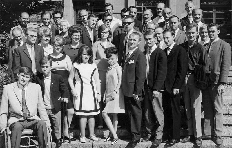 Avslutning yrkesskolan 1966.