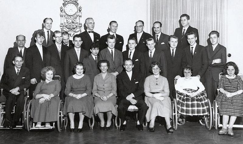 Avslutning yrkesskolan 1960.