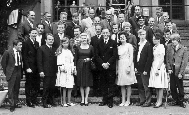 Avslutning yrkesskolan 1967.