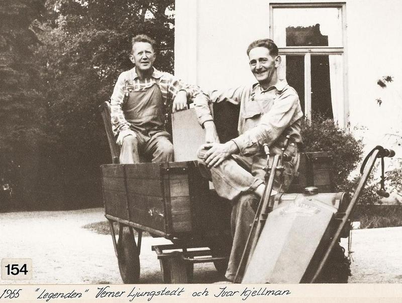 Verner Ljungstedt och Ivar Kjellman 1955.