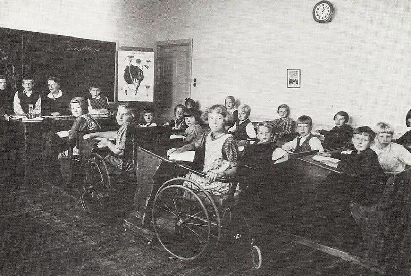 Klassrum i slutet av 1930-talet