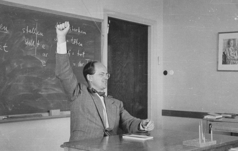 Läraren Lars-Olov Tegréus 1958.