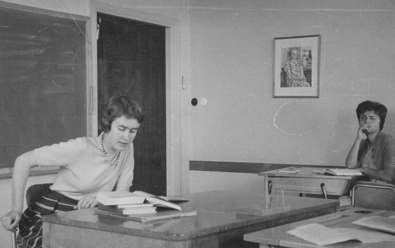Lärarinnan Åsbrink (även kallad "Majsan") 1958.