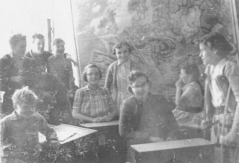 En skolklass 1953