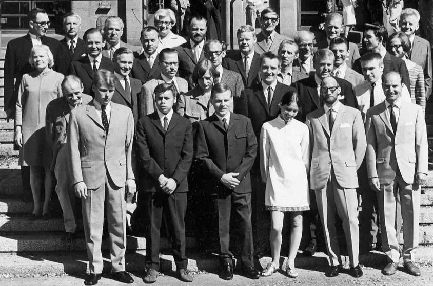 Avslutning yrkesskolan 1968.