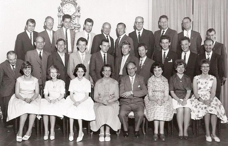 Avslutning yrkesskolan 1963.