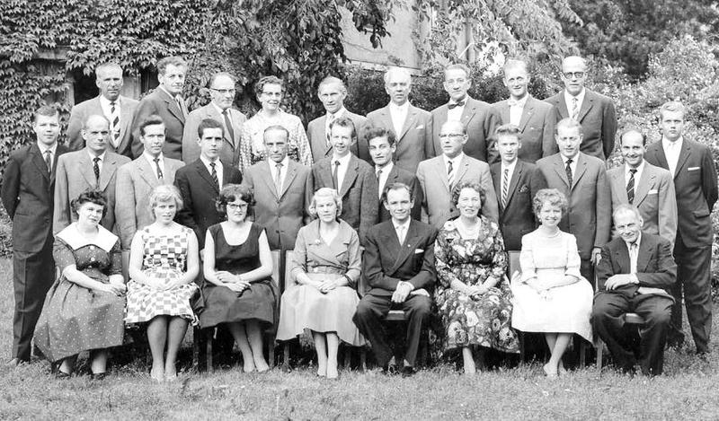 Avslutning yrkesskolan 1959.