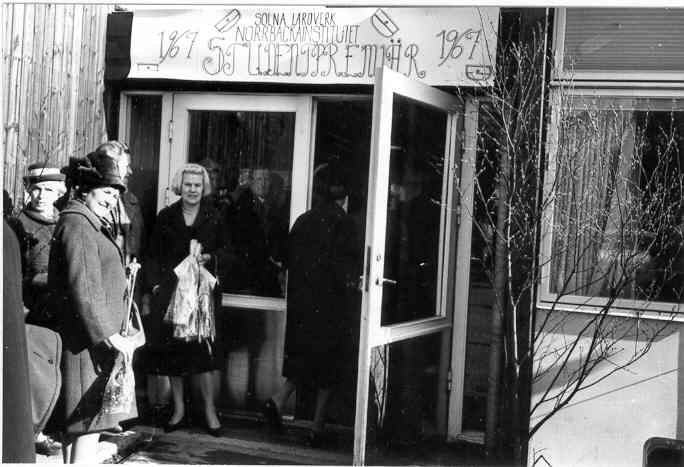 Första studentexamen på Norrbacka 1967.