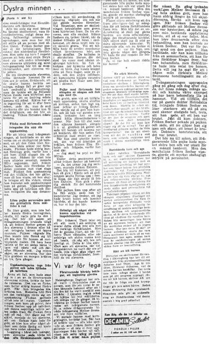 Skandalen 1950 artikel i HD 24 januari fortsättning