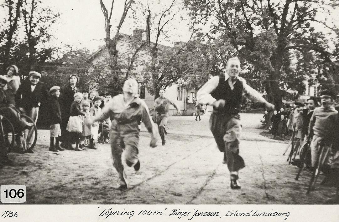 Löpning 100 m 1936.