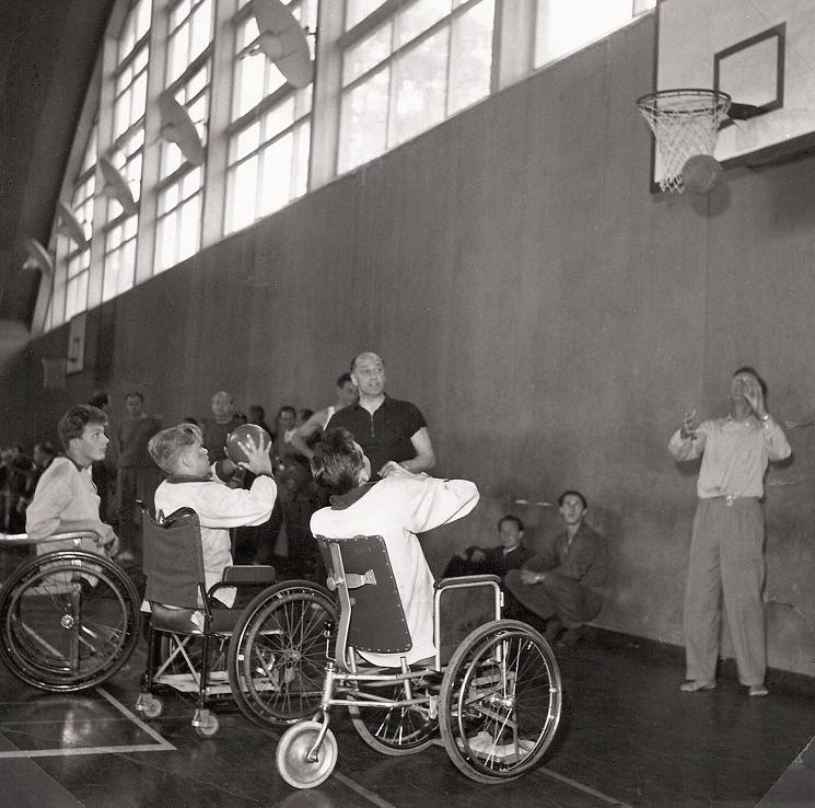 Basketträning 1958.