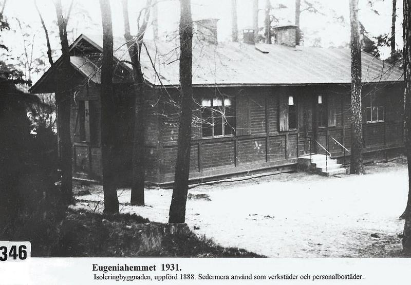 Isoleringsbyggnaden 1931.