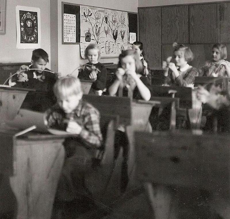 Skollektion 1955-56.