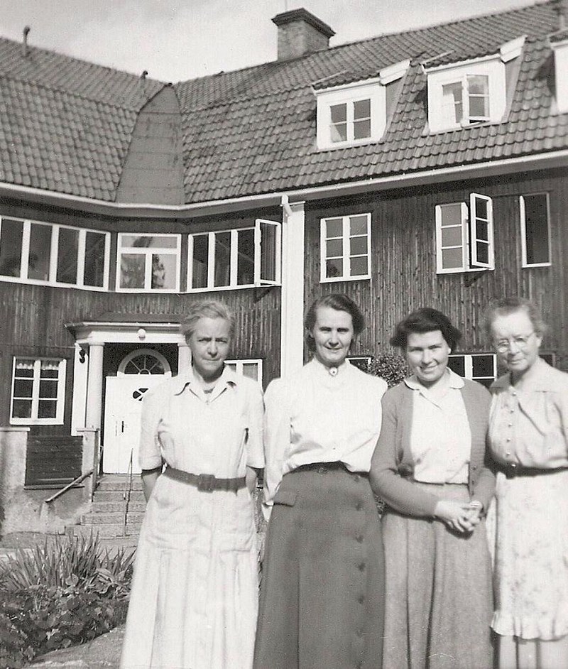 Elsa, Birgit, Hjördis och Anna.