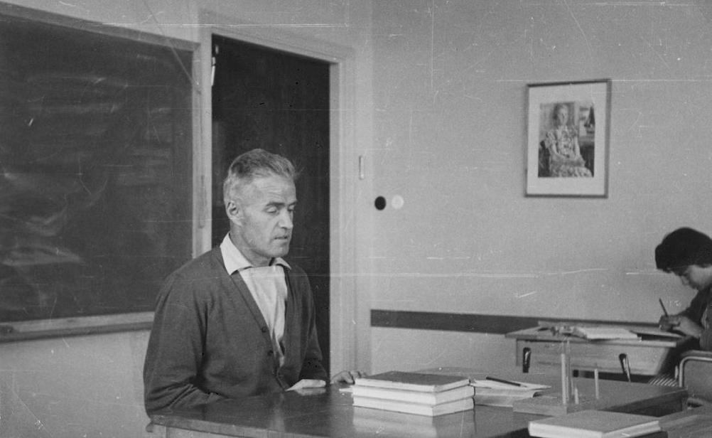 Läraren Björn Ståludd 1958.