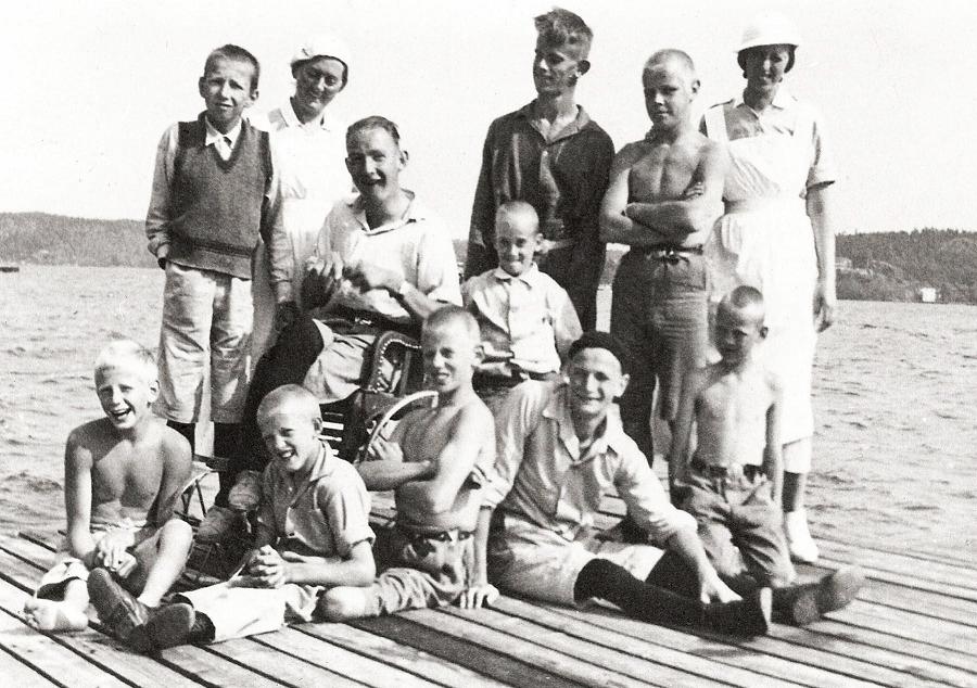 Sommarkollo på Mölna 1934-1938.